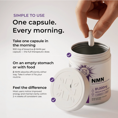 NMN kosttilskud - kapsler 900 mg
