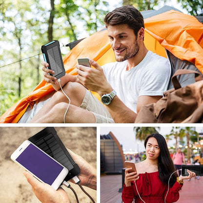 Solcelledrevet Powerbank 10000mAh