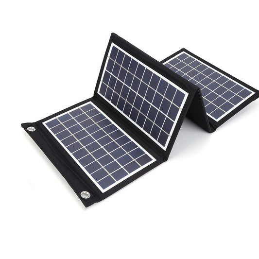Foldbar solcelleoplader